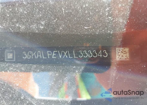 2020 GMC Terrain Slt из США, поврежденный, VIN 3GKALPEVXLL333343